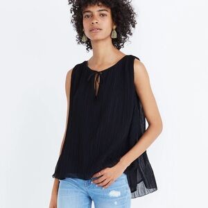Madewell Pleated Tank Top NWT